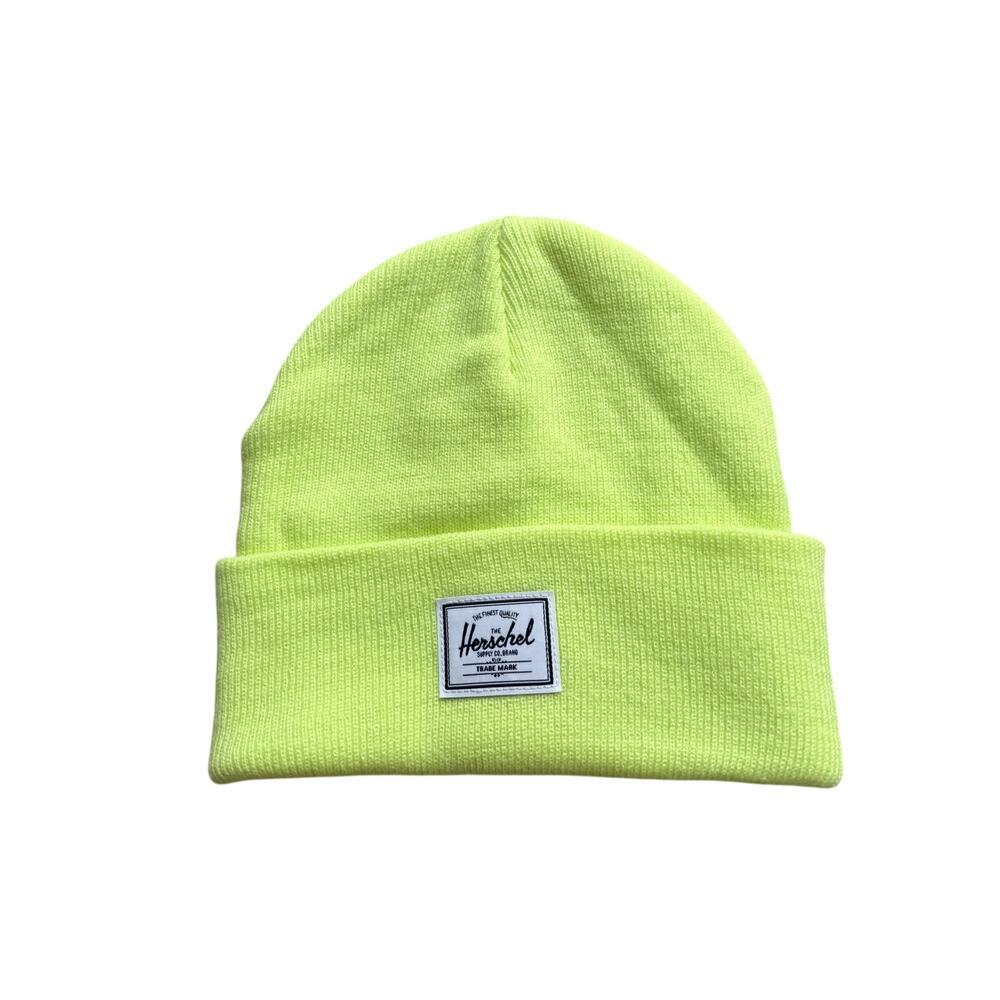 Herschel Supply Co. Neon Yellow Elmer Beanie  One Size Unisex